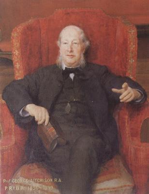 Alma-Tadema, Sir Lawrence Portrait of George Aitchison PRIBA (mk23)